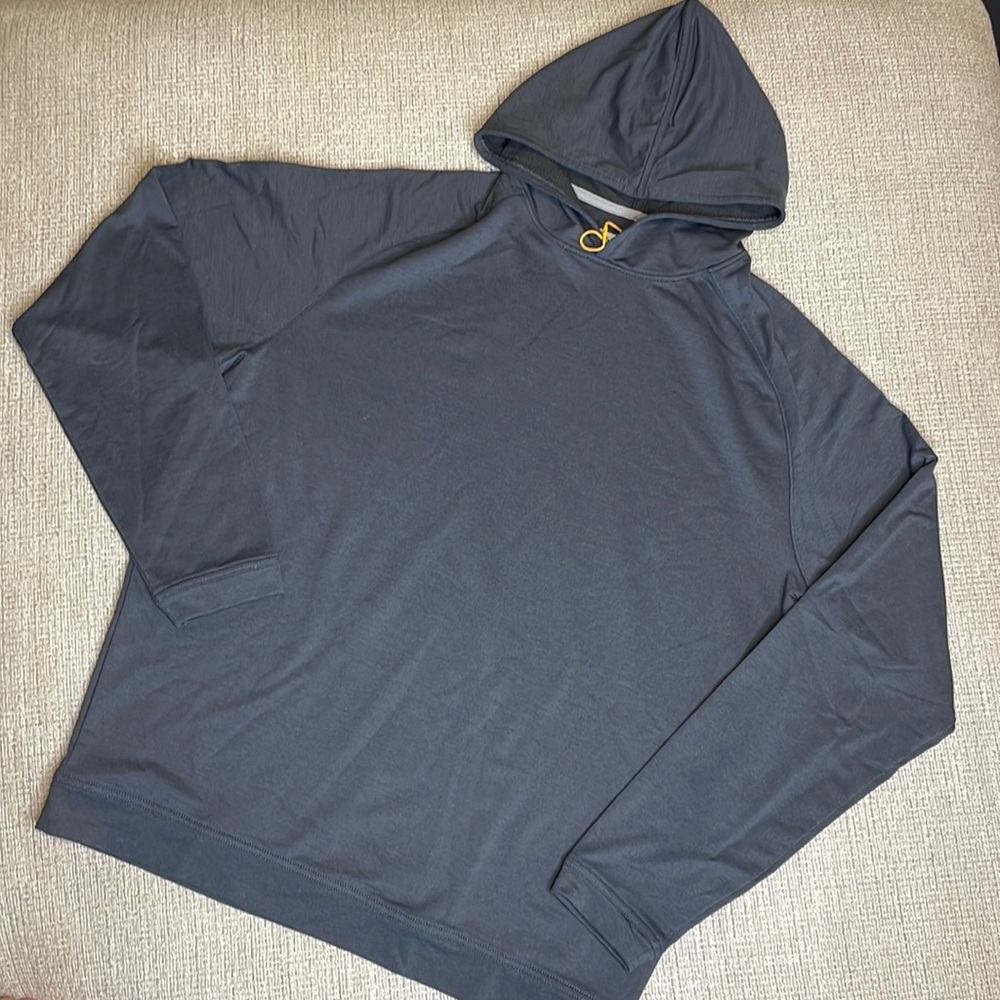 Gray Peter Millar Pullover Hoodie